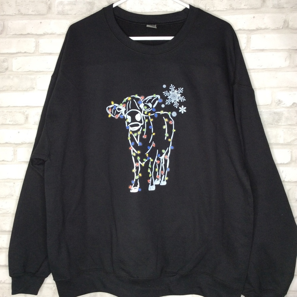 Gildan, XL black sweatshirt Christmas